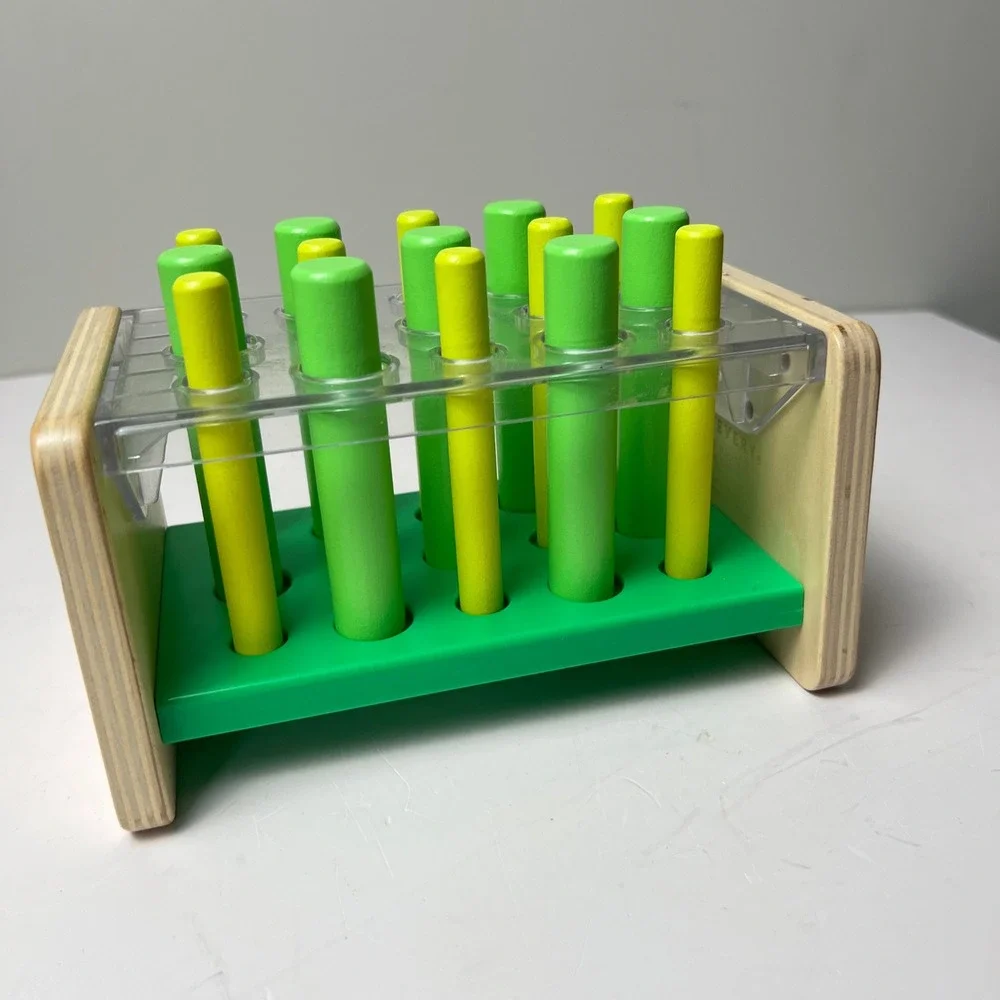 Lovevery Peg Board Toy Unisex OS Green Wooden Montessori Learning Development